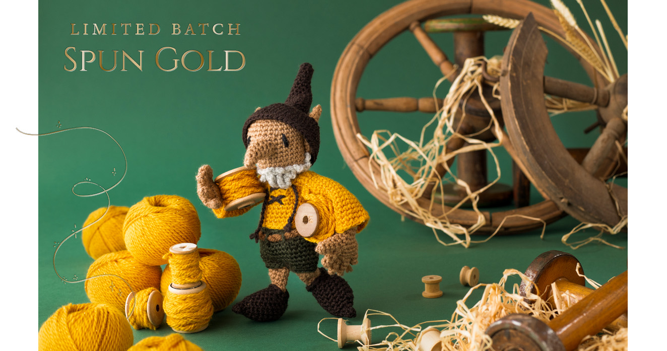 Cottage Stories limited dk yarn spun gold